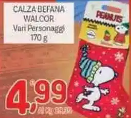 Crai Calza befana WALCOR offerta