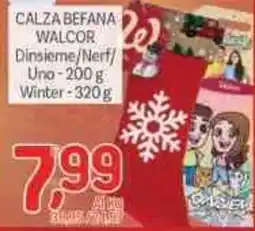 Crai Calza befana WALCOR offerta