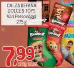 Crai Calza befana dolce & toys offerta