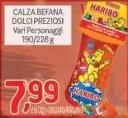 Crai Calza befana dolci preziosi offerta
