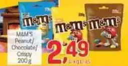 Crai M&M'S Peanut/ Chocolate/ Crispy offerta