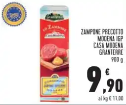 Conad Zampone precotto modena igp casa modena GRANTERRE offerta