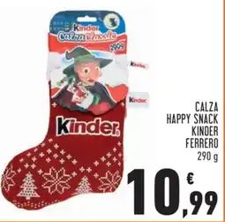 Conad Calza happy snack kinder ferrero offerta
