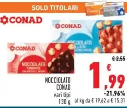 Conad Nocciolato CONAD offerta