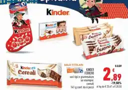 Conad Kinder ferrero offerta
