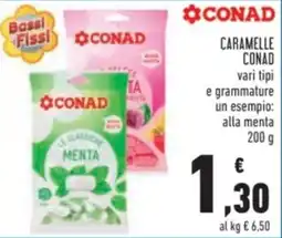 Conad Caramelle CONAD offerta