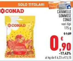 Conad Caramelle gommose CONAD offerta
