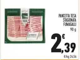 Conad Pancetta tesa stagionata FUMAGALLI offerta