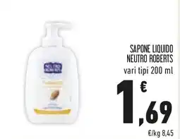 Conad Sapone liquido NEUTRO ROBERTS offerta