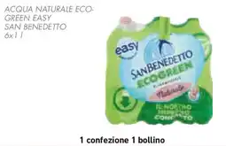 Conad Acqua naturale ecogreen easy SAN BENEDETTO offerta
