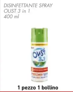 Conad Disinfettante spray OUST 3 in 1 offerta