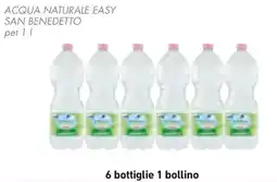 Conad Acqua naturale easy SAN BENEDETTO offerta