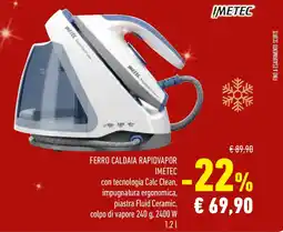 Conad Ferro caldaia rapidvapor IMETEC offerta