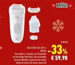 Conad Epilatore silk-epil 5 BRAUN offerta