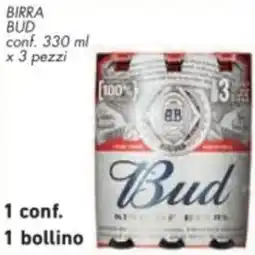 Conad Birra bud offerta