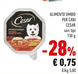 Conad Alimento umido per cani CESAR offerta