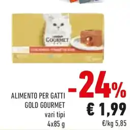 Conad Alimento per gatti gold GOURMET offerta