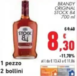 Conad Brandy original stock 84 offerta