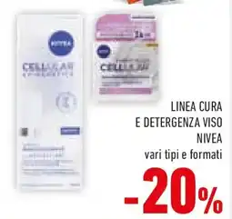 Conad Linea cura e detergenza viso NIVEA offerta