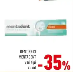 Conad Dentifrici MENTADENT offerta