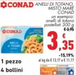 Conad Anelli di totano misto mare CONAD offerta