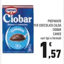 Conad Preparato per cioccolata calda ciobar CAMEO offerta