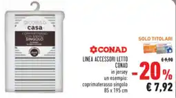 Conad Linea accessori letto conad in jersey offerta