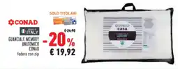 Conad Guanciale memory anatomico conad federa con zip offerta