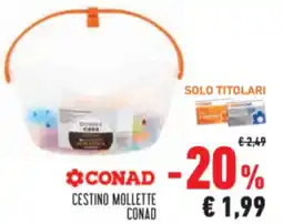 Conad Cestino mollette CONAD offerta