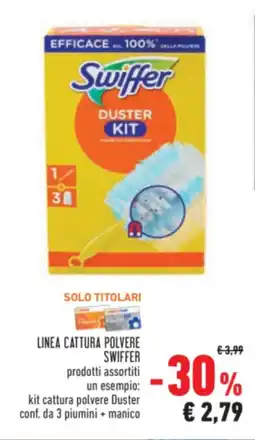 Conad Linea cattura polvere SWIFFER offerta