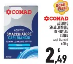 Conad Additivo smacchiatore in polvere conad capi bianchi offerta