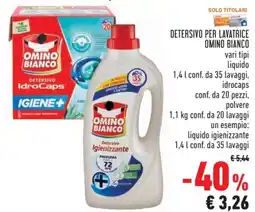 Conad Detersivo per lavatrice OMINO BIANCO offerta