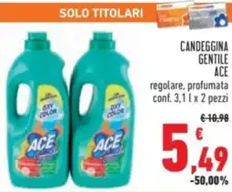 Conad Candeggina gentile ace regolare, profumata offerta