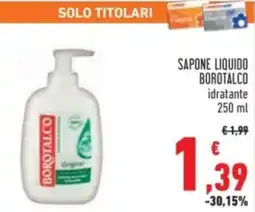 Conad Sapone liquido borotalco idratante offerta