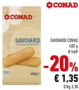 Conad Savoiardi CONAD offerta