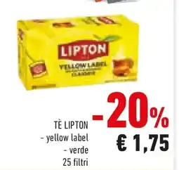 Conad Tè LIPTON offerta