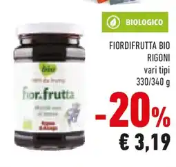 Conad Fiordifrutta bio RIGONI offerta