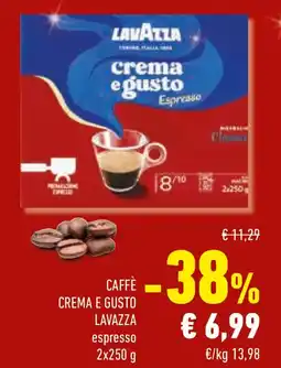 Conad Caffè crema e gusto LAVAZZA offerta