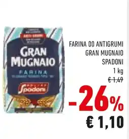 Conad Farina 00 antigrumi gran mugnaio SPADONI offerta