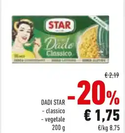 Conad Dadi STAR offerta
