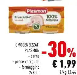 Conad Omogeneizzati PLASMON offerta