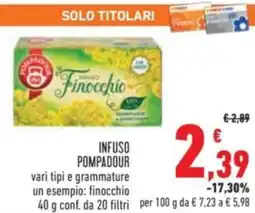 Conad Infuso POMPADOUR offerta