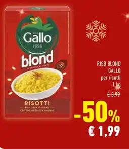 Conad Riso blond GALLO per risotti offerta
