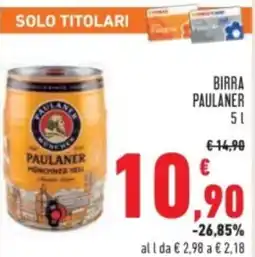 Conad Birra paulaner offerta
