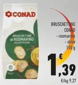Conad Bruschettine CONAD offerta