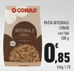 Conad Pasta integrale CONAD offerta