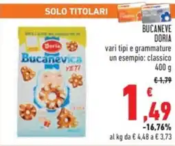 Conad Bucaneve DORIA offerta