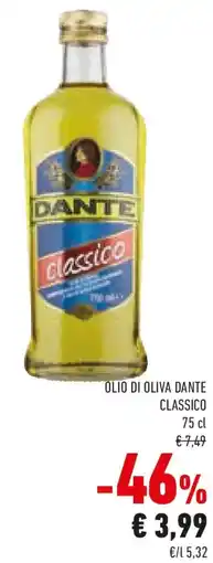 Conad Olio di oliva DANTE offerta