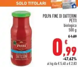 Conad Polpa fine di datterini petti biologica offerta