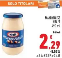 Conad Mayonnaise KRAFT offerta
